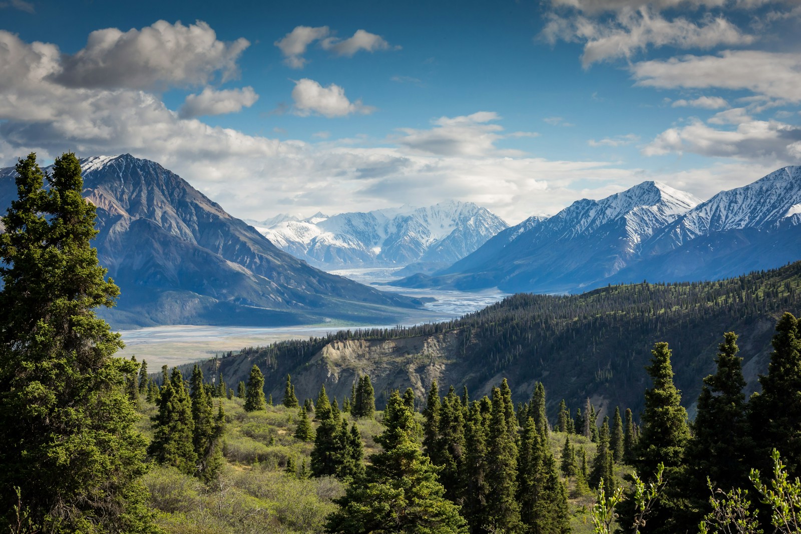 A wide mountain valley, with new horizons ahead